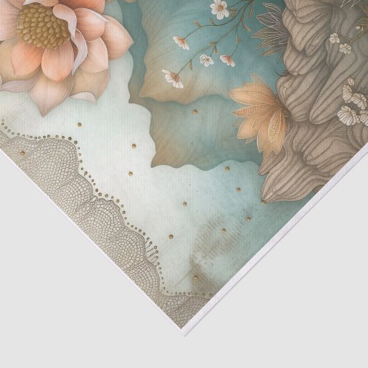 砂漠の多肉植物の水の色の分離 薄葉紙 (詳細)