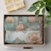 砂漠の多肉植物の水の色の分離 薄葉紙 (ギフト)