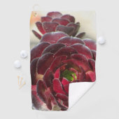 砂漠の多肉植物フォトガーデナーレッドガーデンプラント ゴルフタオル (インサイチュ)