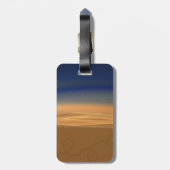砂漠の夜カタツムリ荷物タグ – パーソナライズ ラゲッジタグ (裏面縦)