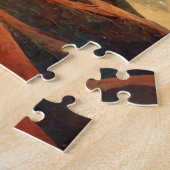 砂漠の夜ファンタジー風景Sci-Fi ジグソーパズル (側面)