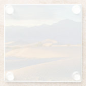 砂漠の夜明け ガラスコースター (裏面)