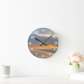 砂漠の夜明け ラウンド壁時計 (ホーム)