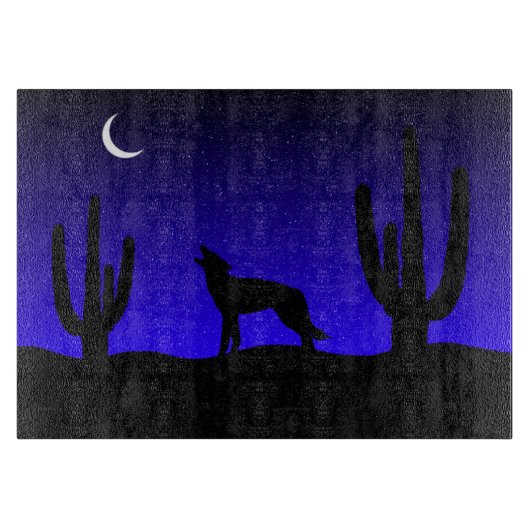 砂漠の夜 カッティングボード (正面)