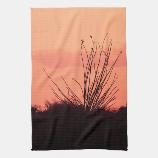 砂漠の夜 キッチンタオル (縦)