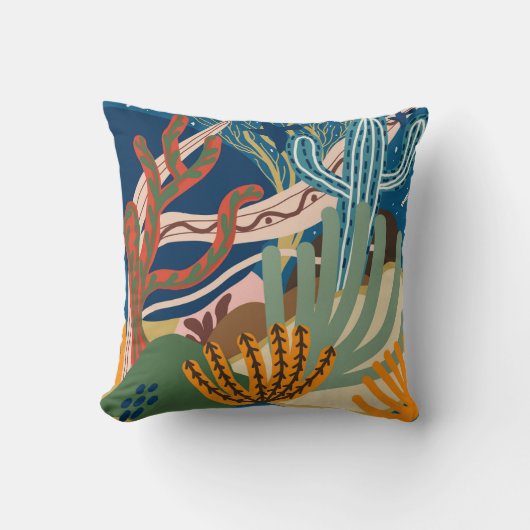 砂漠の夜 クッション (正面)