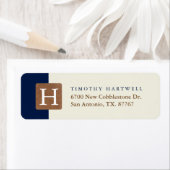 砂漠の夜 |サンドセンタースプリットモノグラム ラベル (インサイチュ)