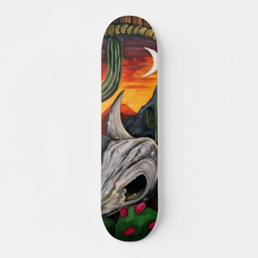 砂漠の夜 スケートボード (正面)