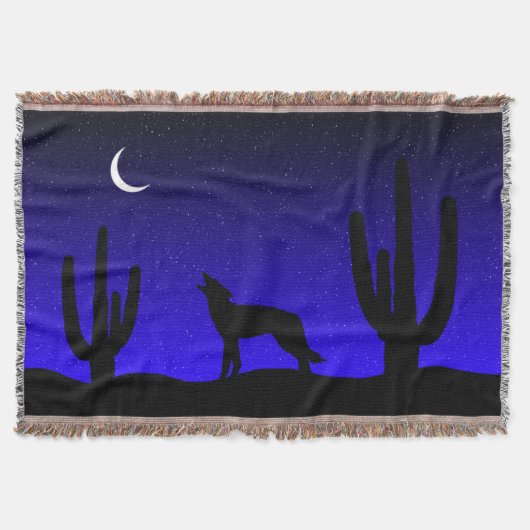 砂漠の夜 スローブランケット (正面)