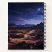 砂漠の夜 ノートブック (裏面)