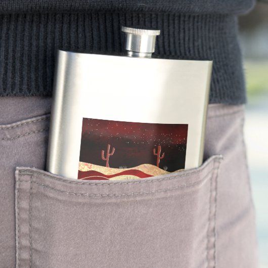 砂漠の夜 フラスク (インサイチュ)