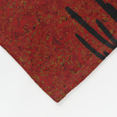 砂漠の夜 フリースブランケット (角)