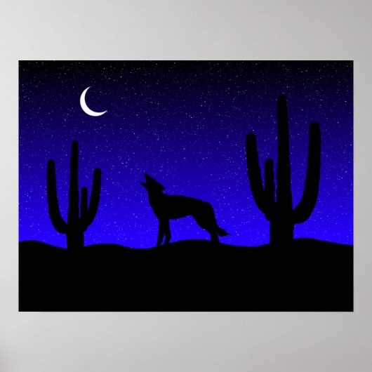 砂漠の夜 ポスター (正面)