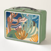 砂漠の夜 メタルランチボックス (正面)