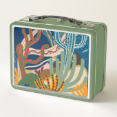 砂漠の夜 メタルランチボックス (裏面)