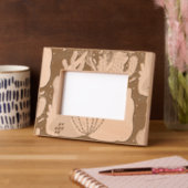 砂漠の夜 レーザー彫刻フレーム (左)