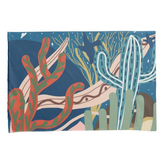 砂漠の夜 枕カバー (正面右)