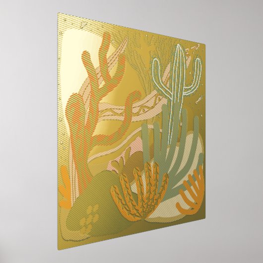 砂漠の夜 箔ポスター (レイダウン)