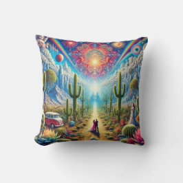 砂漠の夢の風景：無限のオアシス疑問に思 クッション