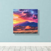 砂漠の夢 キャンバスプリント (インサイチュ (ウッドフロア))