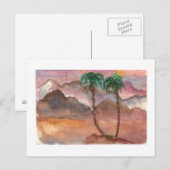 砂漠の夢 ポストカード (正面/裏面)