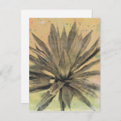 砂漠の夢 | 緑の植物 ポストカード (正面/裏面)