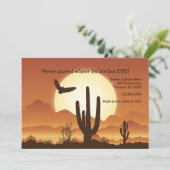 砂漠の太陽の引越しお知らせ 案内状 (スタンド正面)