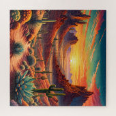 砂漠の太陽 ジグソーパズル (横)