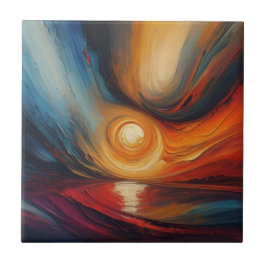 砂漠の太陽 タイル