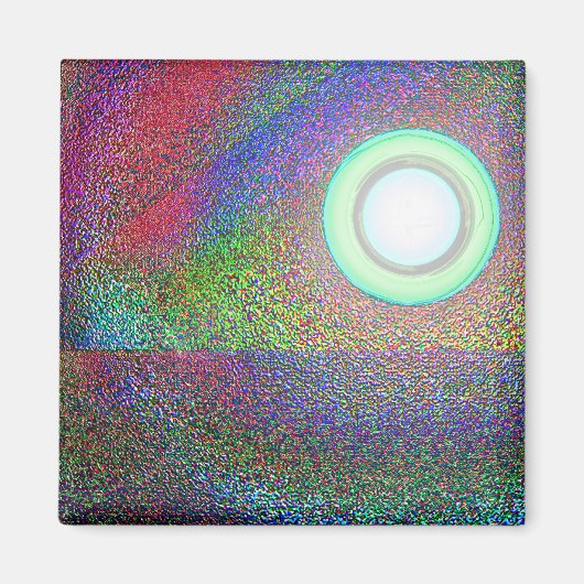 砂漠の太陽 マグネット (正面)