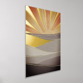 砂漠の太陽 箔ポスター (レイダウン)