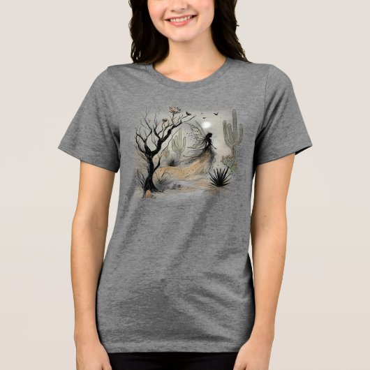 砂漠の妖精 トライブレンドTシャツ (正面)
