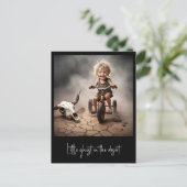 「砂漠の小さな幽霊」 ポストカード (スタンド正面)