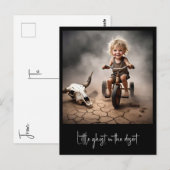 「砂漠の小さな幽霊」 ポストカード (正面/裏面)