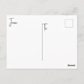 「砂漠の小さな幽霊」 ポストカード (裏面)