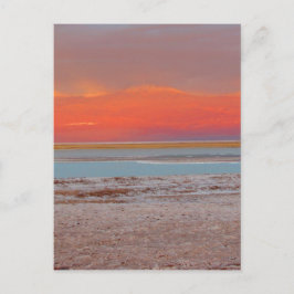 砂漠の層 – アタカマチリ – 垂直 ポストカード