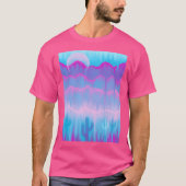 砂漠の山々アクティブ Tシャツ (正面)