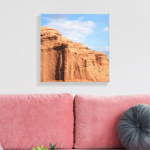 砂漠の山々 キャンバスプリント (インサイチュ (リビング))