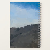 砂漠の山のスパイラルノート ノートブック (裏面)