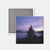 砂漠の山サンセット マグネット (正面/裏面)