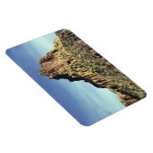 砂漠の岩の山のピーク風景の写真 マグネット (右側)