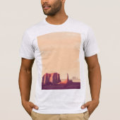 砂漠の峡谷 Tシャツ (正面)