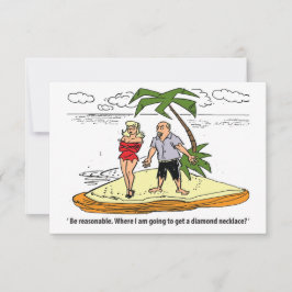 砂漠の島のカップルおもしろい。 セーブザデート