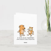 砂漠の島のノートカー空白のド（内部） カード (裏面)