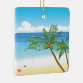 砂漠の島 セラミックオーナメント (右)