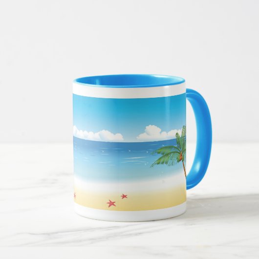 砂漠の島 マグカップ (正面右)