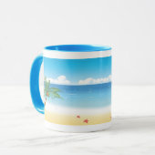 砂漠の島 マグカップ (正面左)