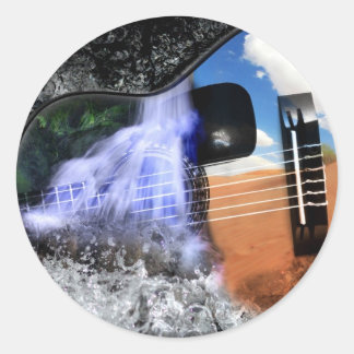 砂漠の川 ラウンドシール