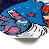 砂漠の平野での産卵 ポスター (角)