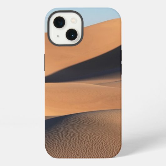砂漠の幻想的な影 iPhoneケース (裏面)